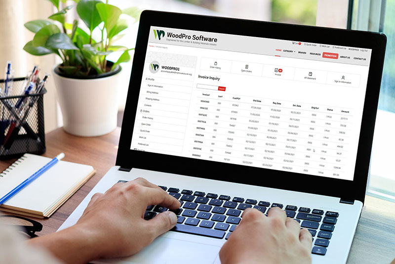 Lumber Industry ERP Software WoodPro Software